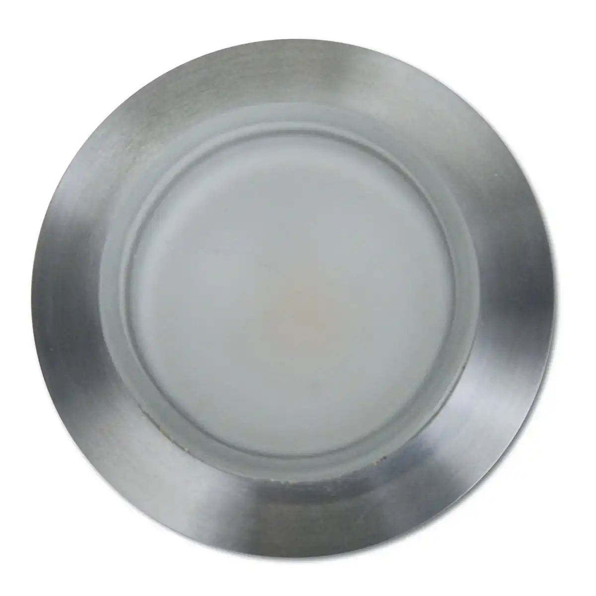 LED Einbauspot "COMMO" Ø 8,5 cm, 6,5 cm tief, aus Metall und mattem Acryl, 6 Watt, warmweiß