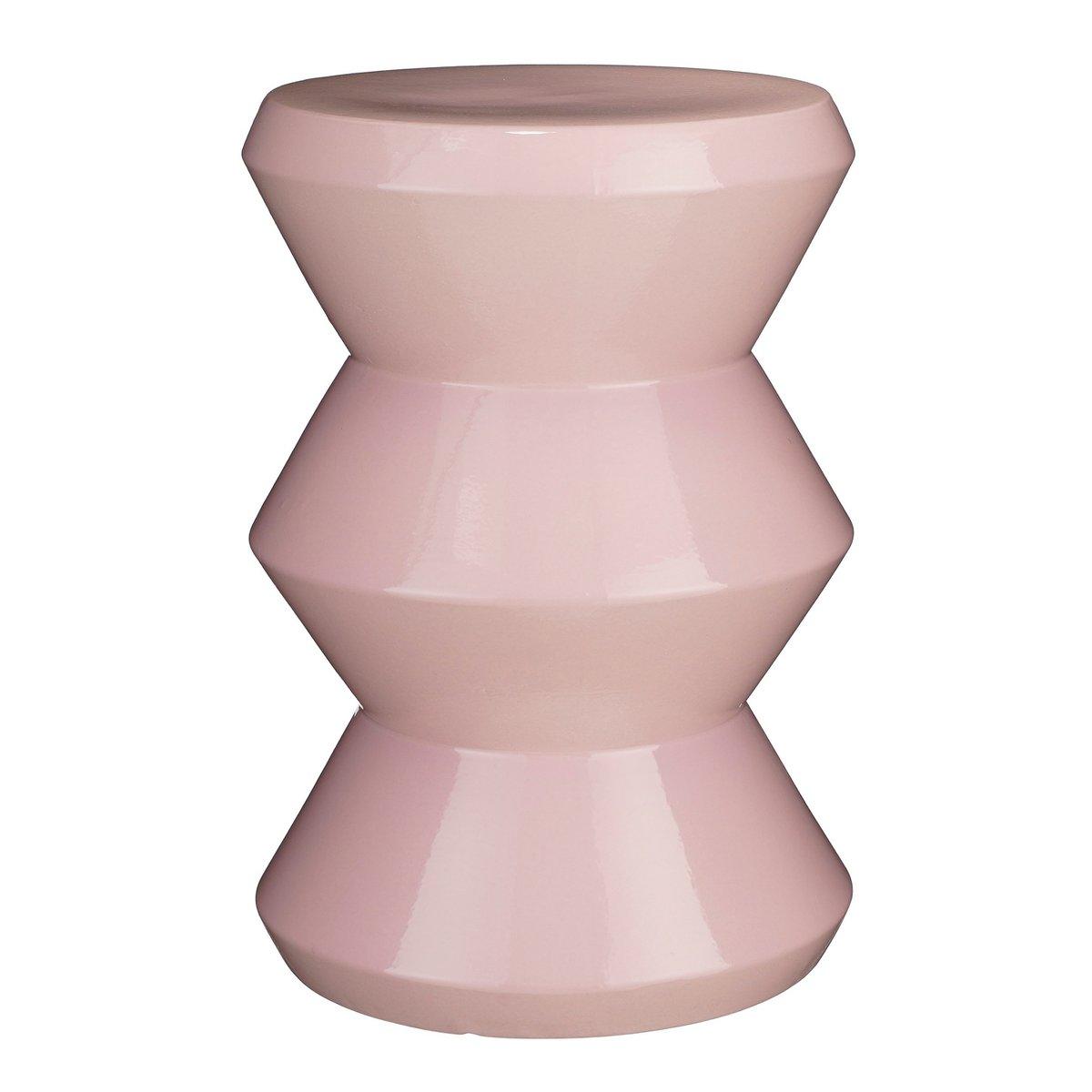 Beistelltisch – H42 x Ø31 cm – Keramik – Lila