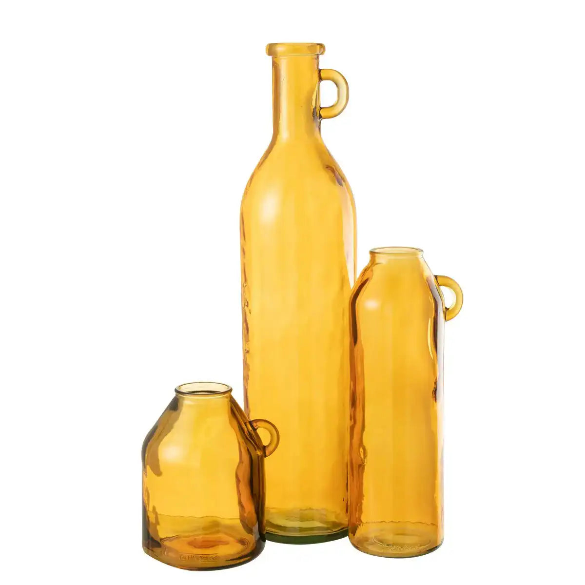J-Line Wasserflaschenzylinder – Glas – Weiß