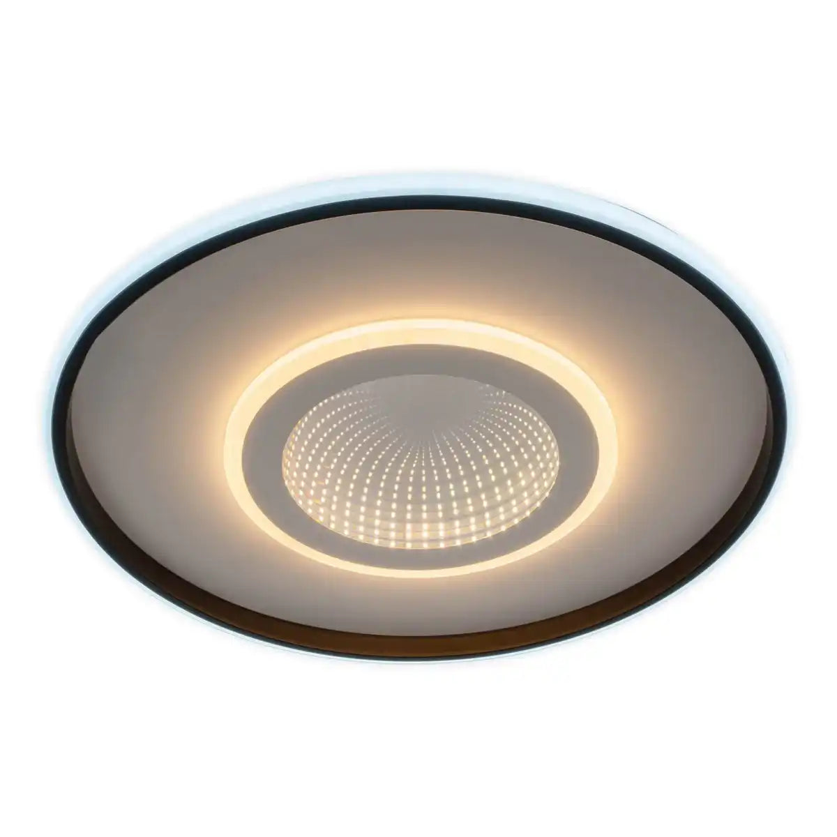 LED Deckenleuchte 3D-Effekt "Redona" Ø 50 cm, mit vielen Funktionen, Fernbedienung inklusive