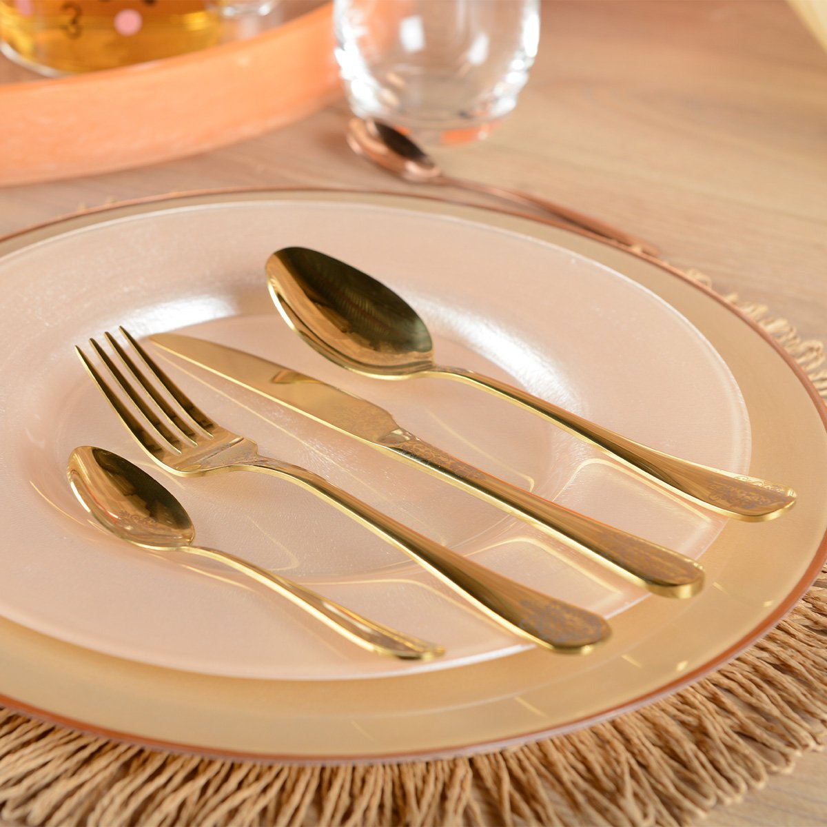 Löffel an das goldene brillante Arabesque von 6 6