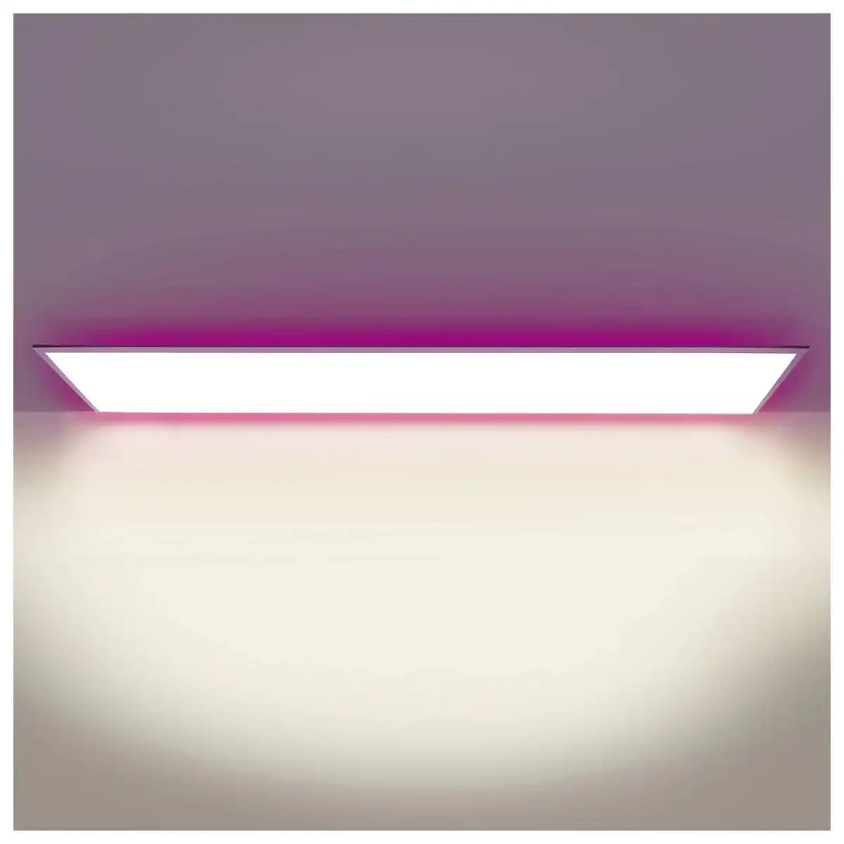 Smart Home LED Backlight Panel, Länge 100cm, viele Funktionen, Einbauleuchte aus Metall und Kunststoff, integrierte LEDs