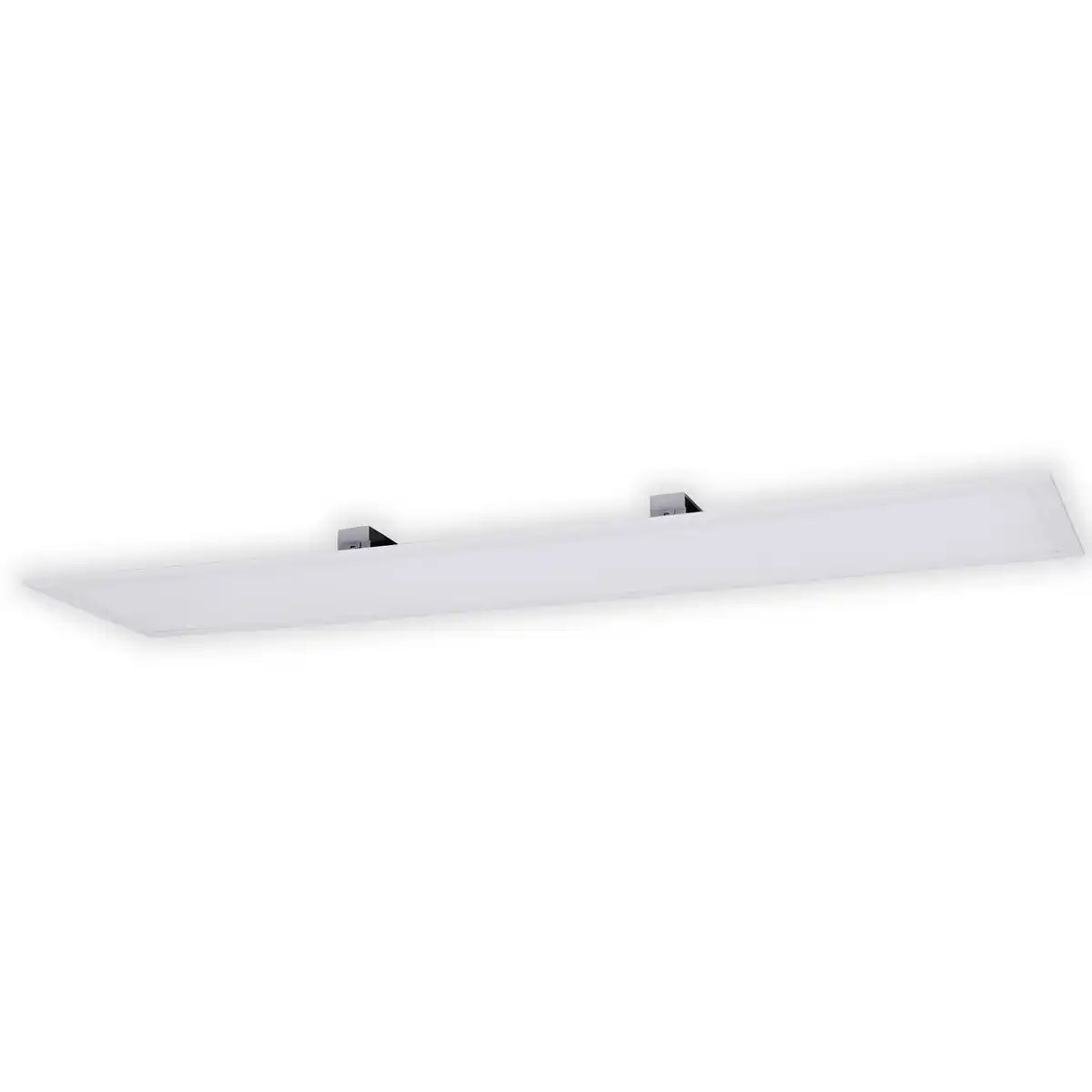 LED Aufbaupanel "NICOLA", Aufbauleuchte aus Metall und Kunststoff mit fest verbauten LEDs in neutralweiß, Panel für Innenräume 119,5 x 29,5 cm