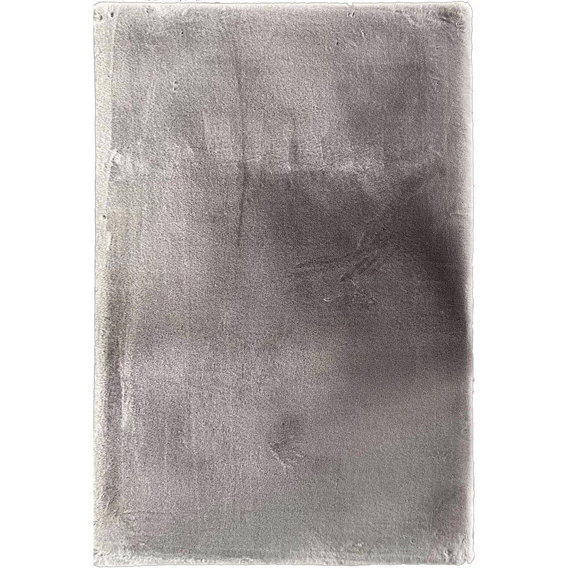 Flauscher Teppich grau 200x290 cm