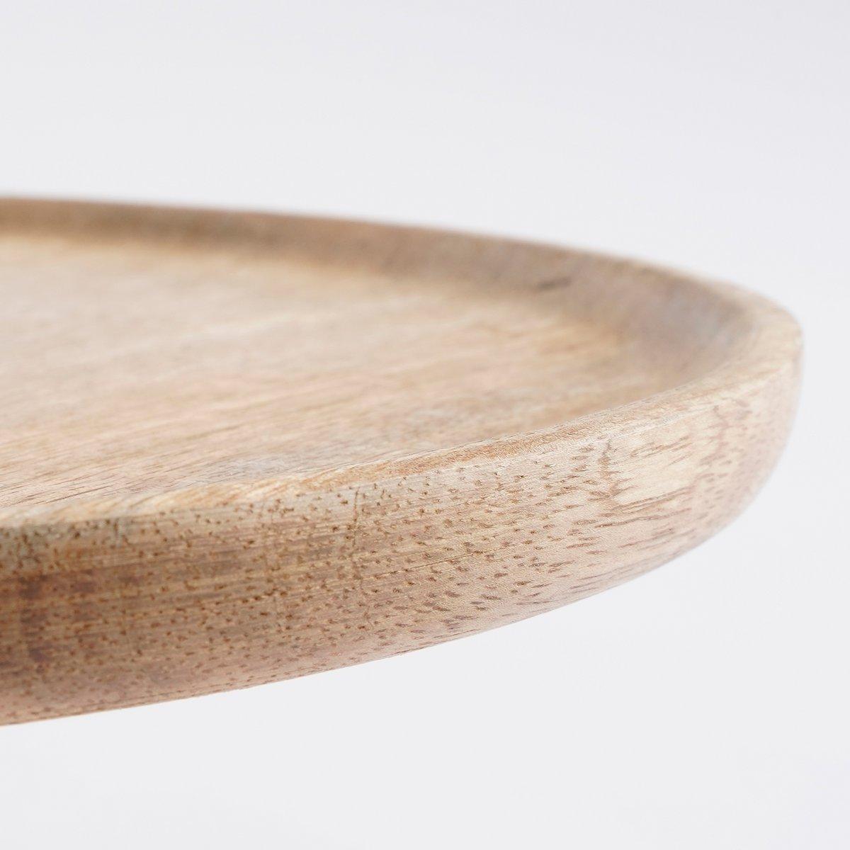 Tallo Tortenständer – H10 x Ø30 cm – 100 % FSC Mangoholz – Hellbraun
