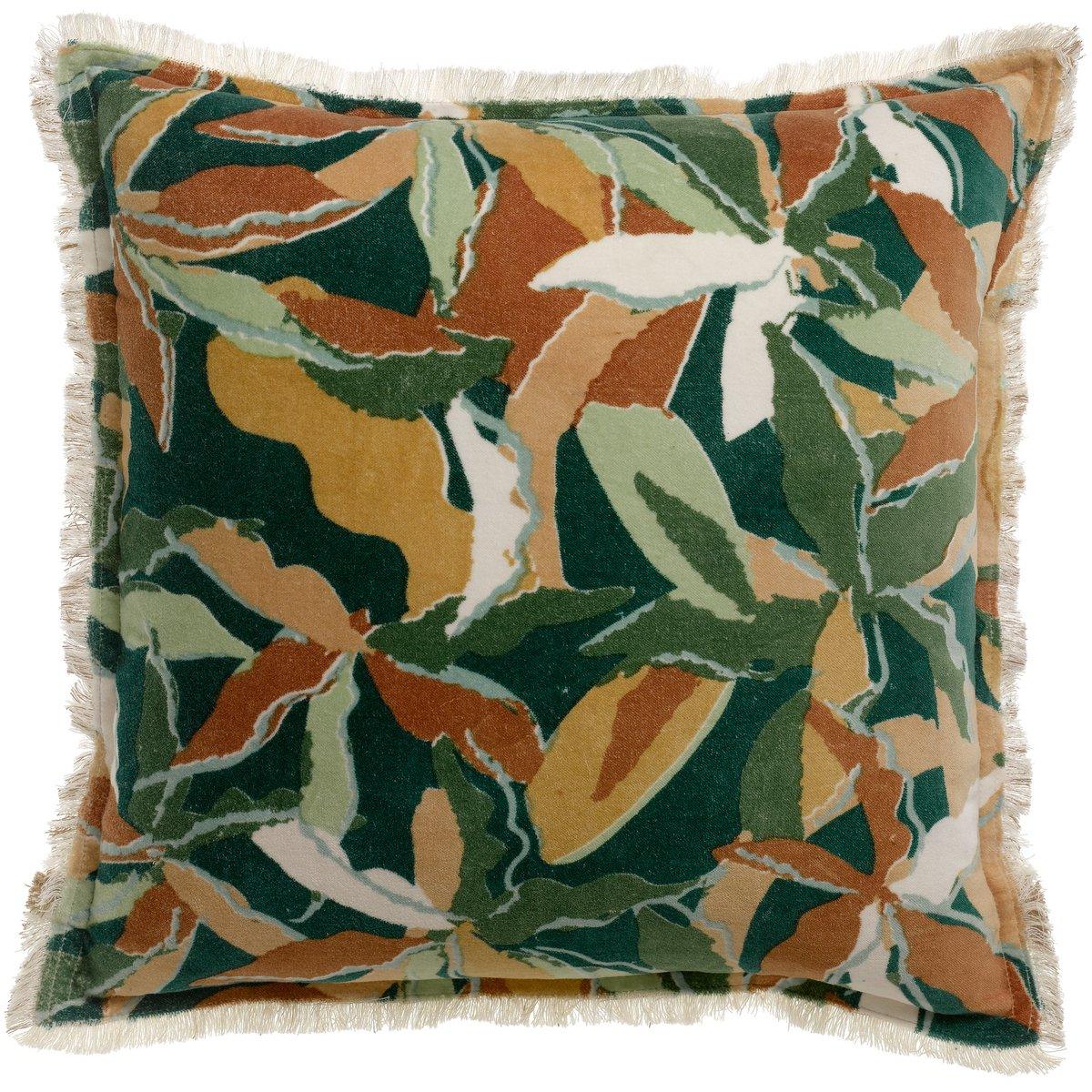 Alina Petrol bedrucktes Kissen 45 x 45