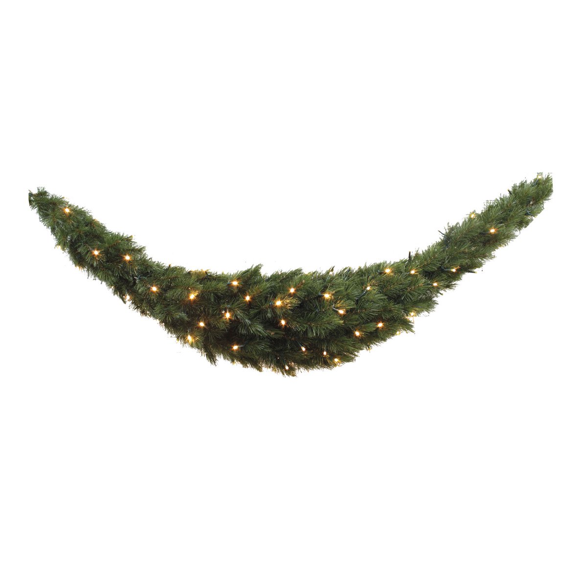 Girlande Swag mit LED-Beleuchtung – L180 cm – Grün