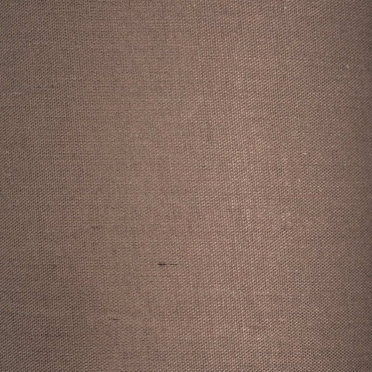 1er Wand- und Deckenspot "MARON" aus Metall satiniert-matt mit Stoffschirm in Braun, mit E14-Fassung, Lampe für Wohnzimmer, Esszimmer, Flur und Büro, ca. 17 x 12 cm