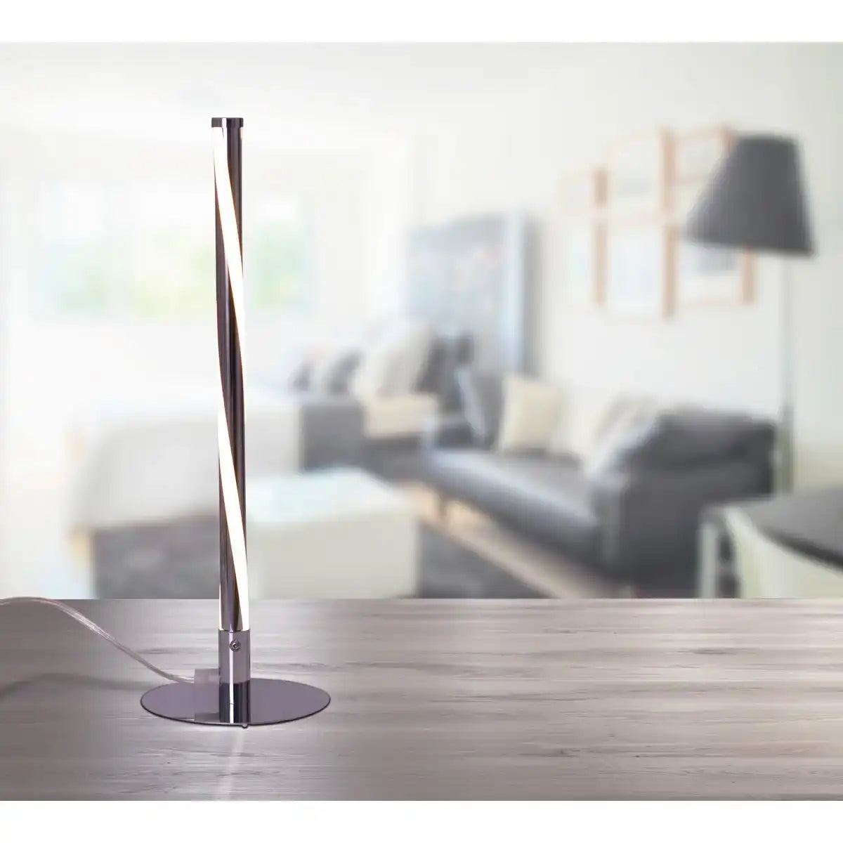 LED Tischleuchte h: 40cm "Twist"