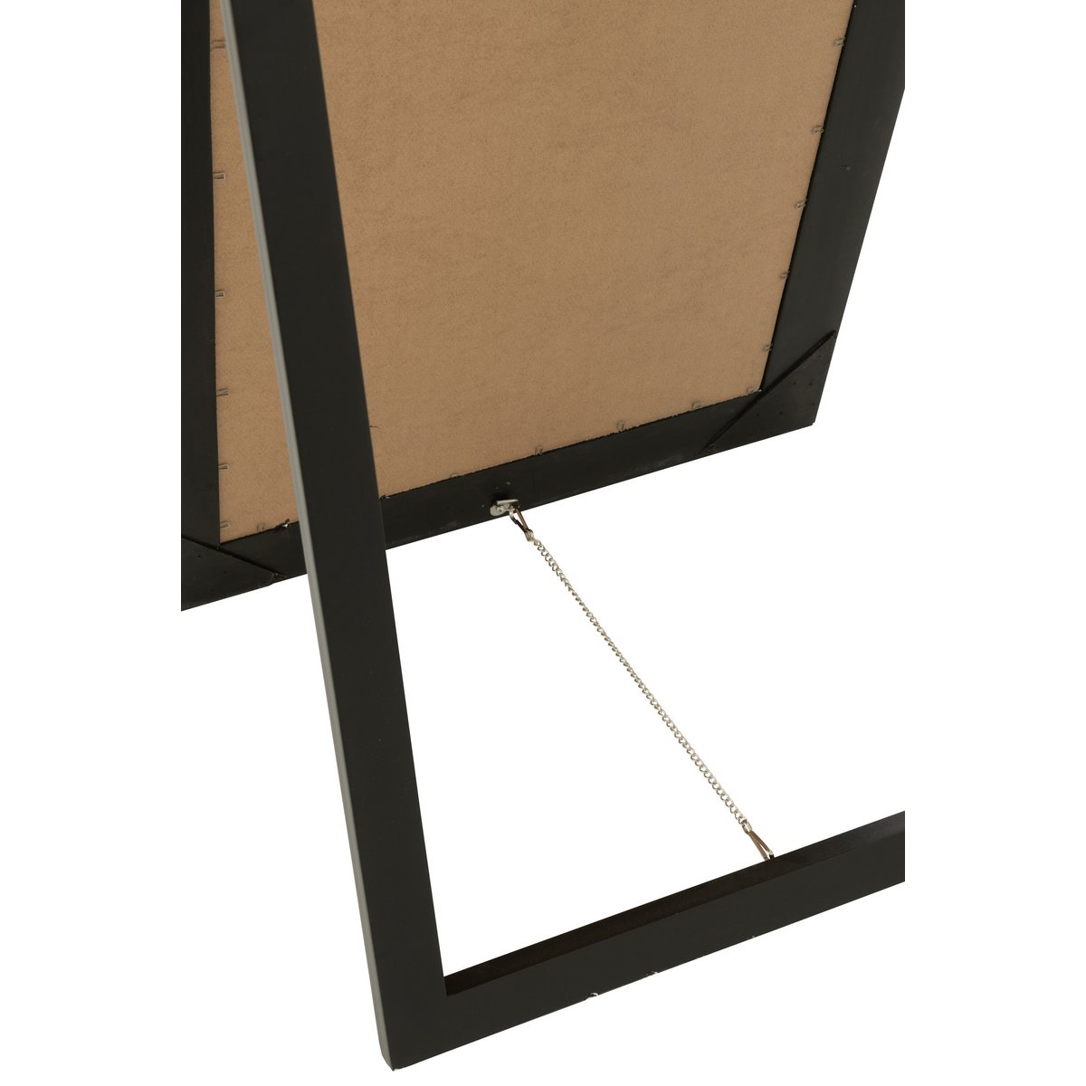 J-line stehende Spiegel Emi Hout schwarz