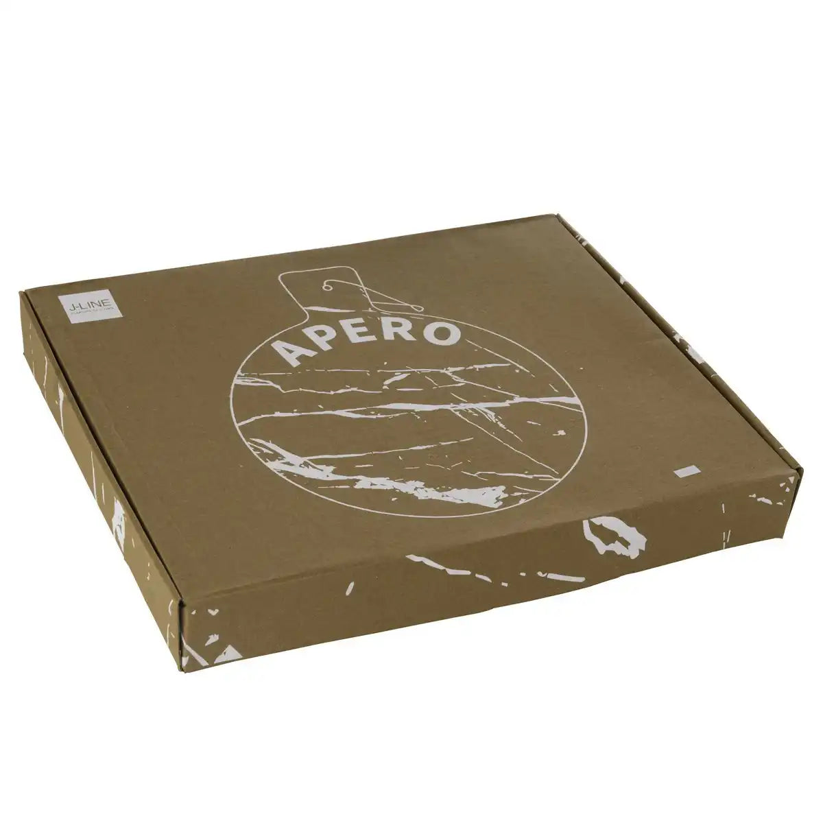 J-line KaaSlank um Apero Marmor White