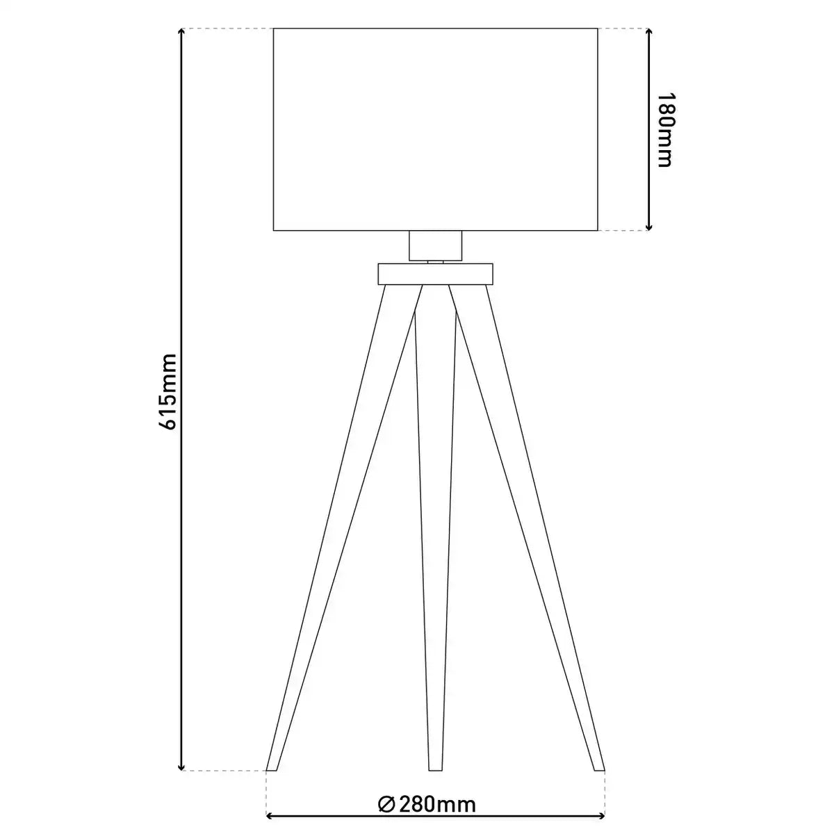 Hockerleuchte 3-Bein "TRIPOD"