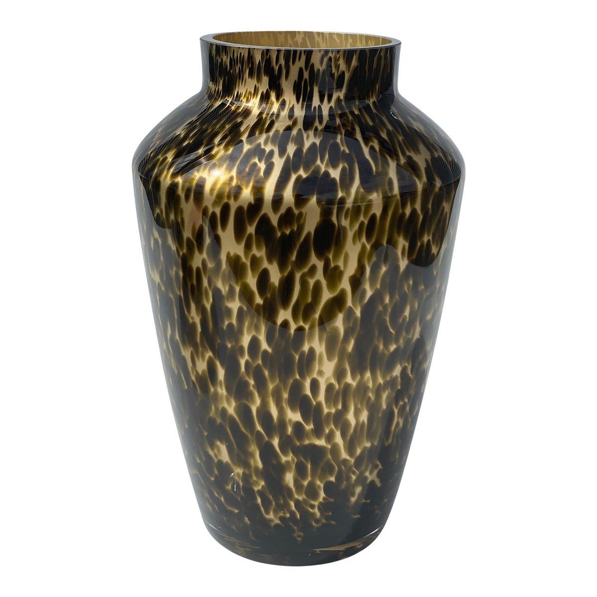 Blumenvase Glasvase Hudson Gold Gepard Vase 35 cm