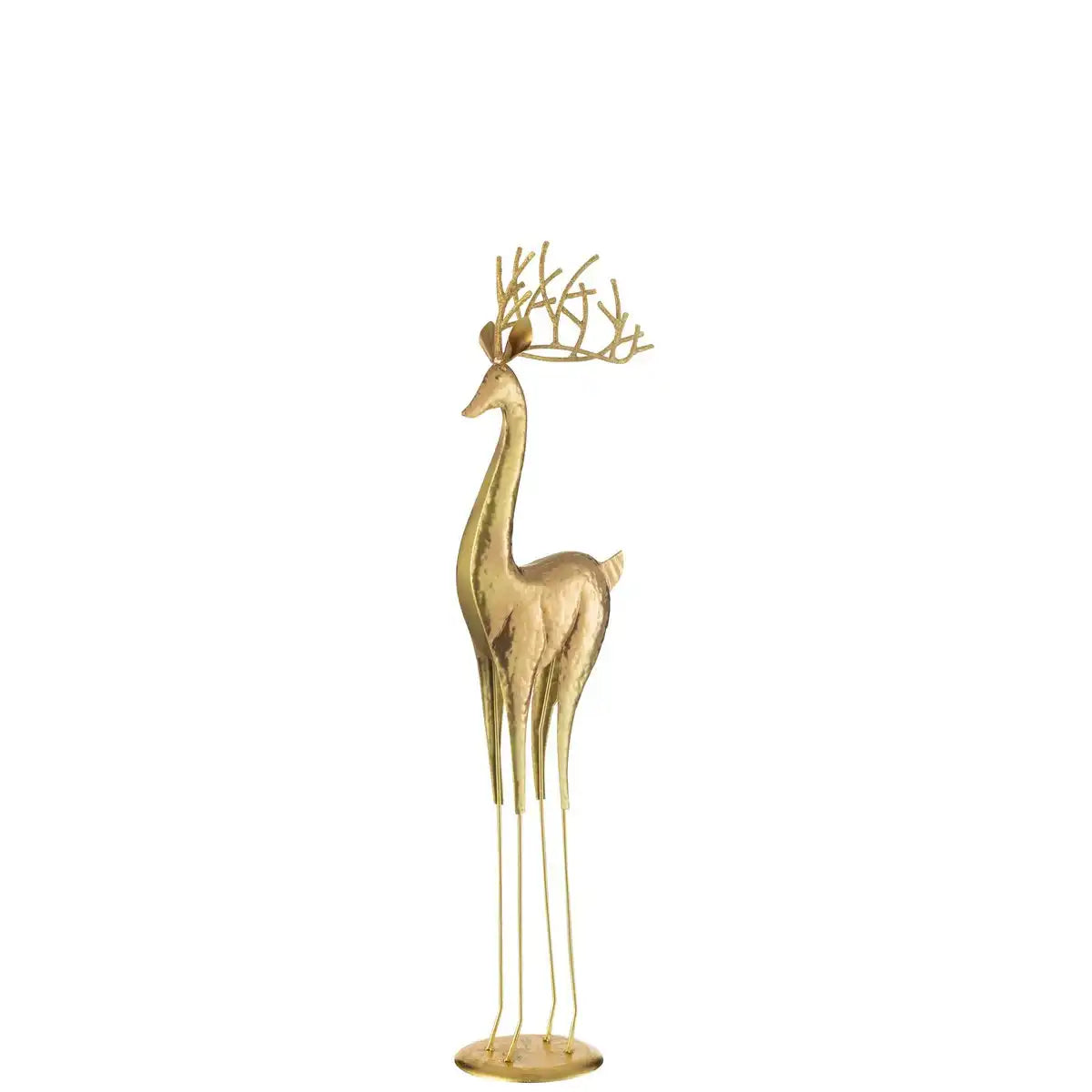 J -Line Figure Rentier zu Fuß - Metall - Gold - Medium