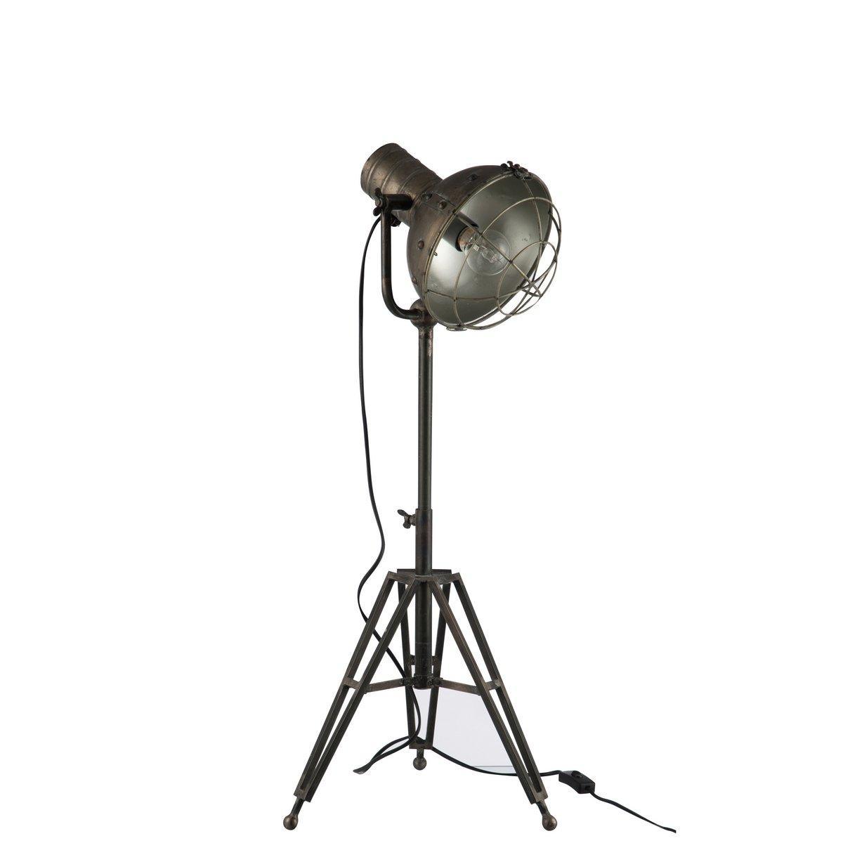 J-Line Spotlight Stehleuchte – Metall – Grau