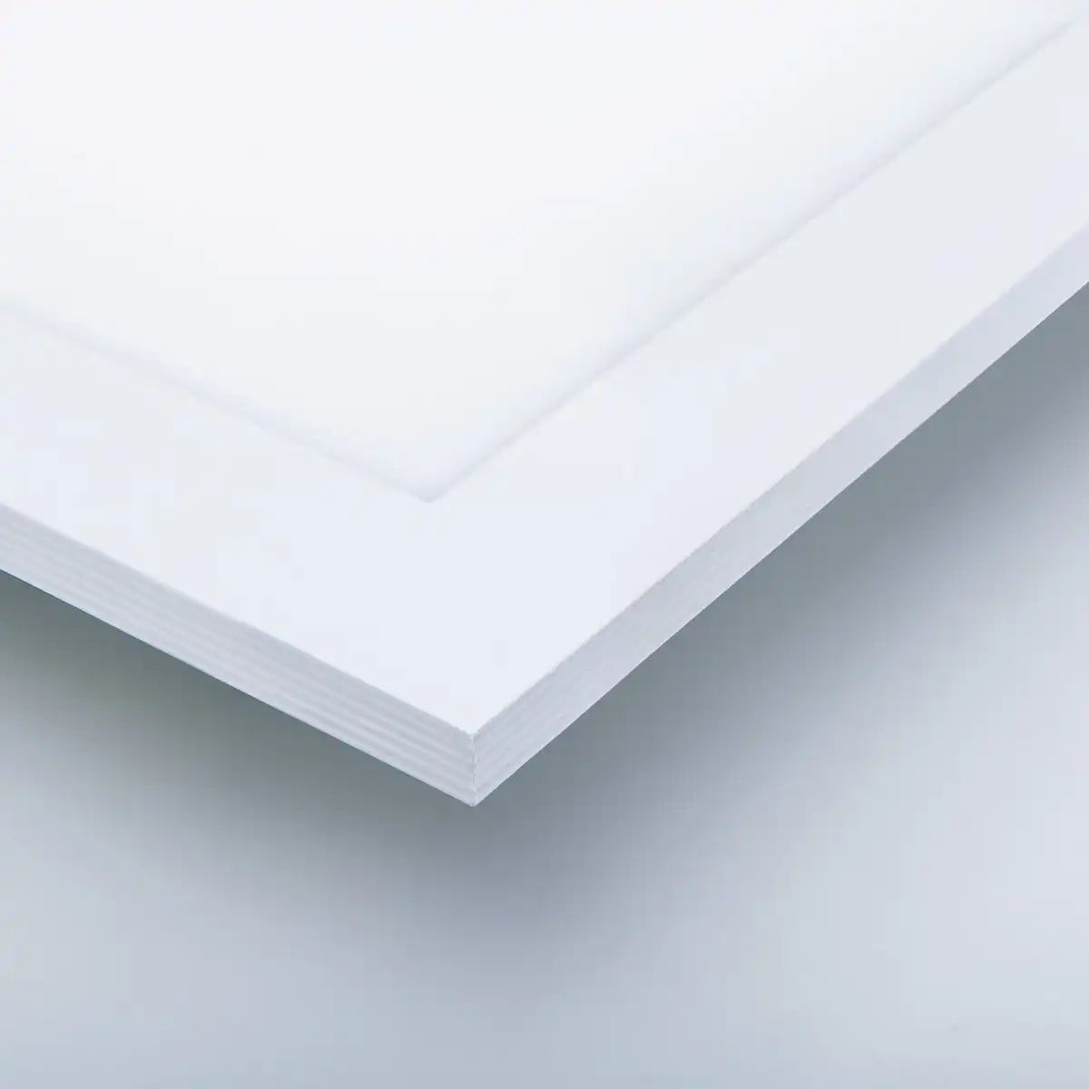 LED Aufbaupanel "NICOLA", Aufbauleuchte aus Metall und Kunststoff mit fest verbauten LEDs in neutralweiß, Panel für Innenräume 45 x 45 cm