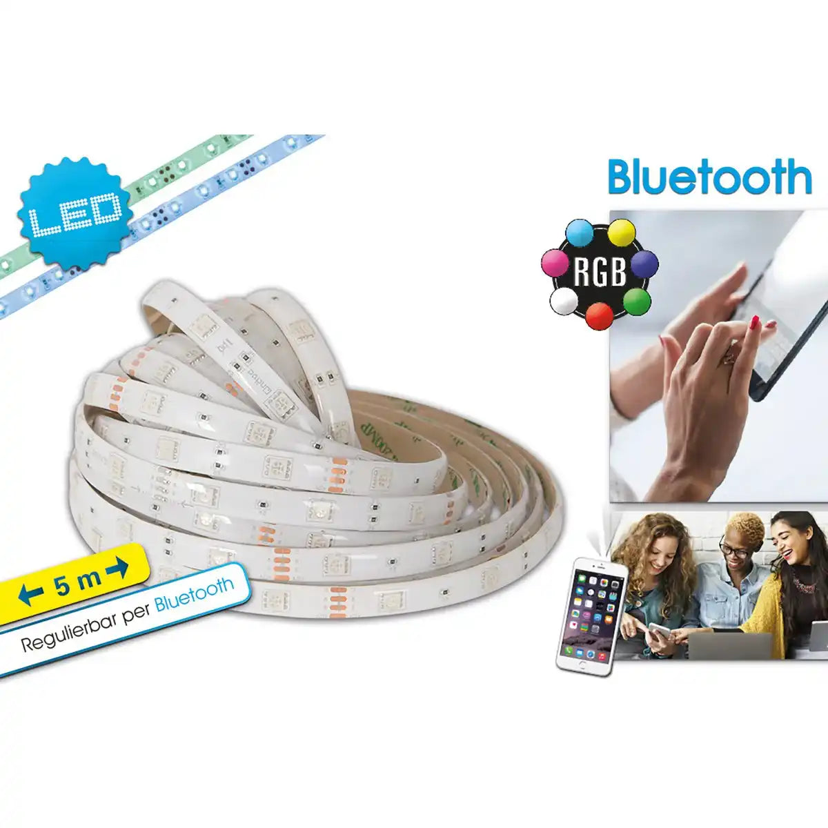 LED Stripe Bluetooth RGB indoor
