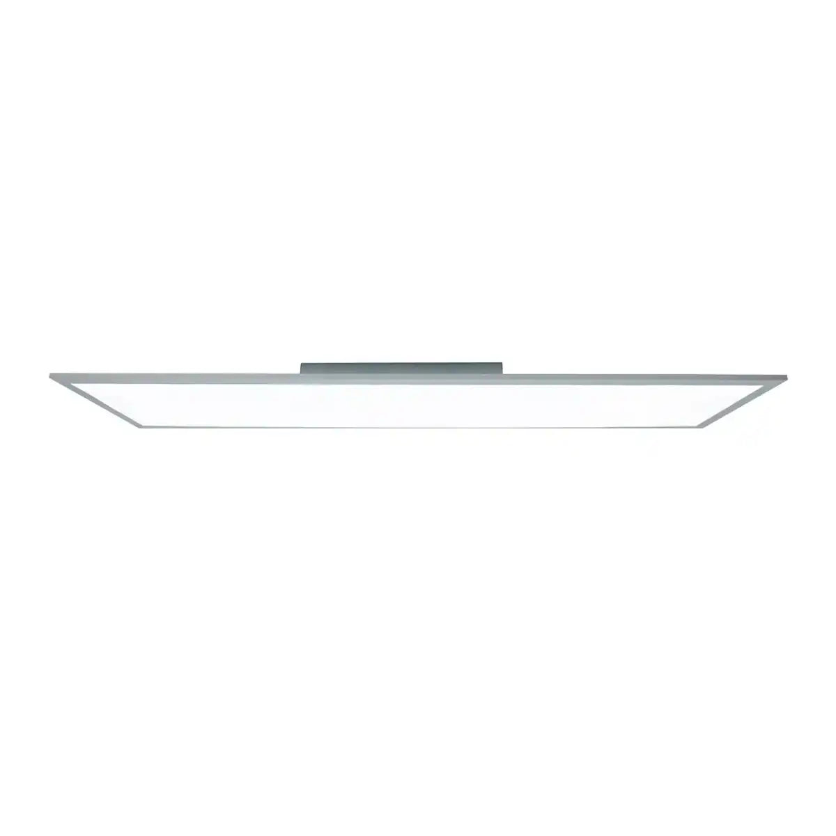 LED Panel-Deckenleuchte "NICO", funktionelle Deckenleuchte aus Metall und Kunststoff in weiß, mit festverbauten LED und vielen Funktionen, ideal für Büro, Praxis oder Werkstatt, ca. 119,5 cm lang