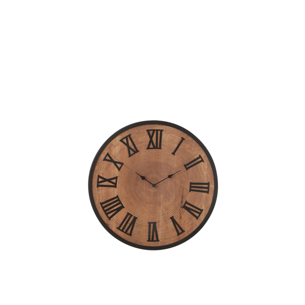 J -Line KLOK NUE - MDF/Iron - Natural - klein - Ø 40 cm