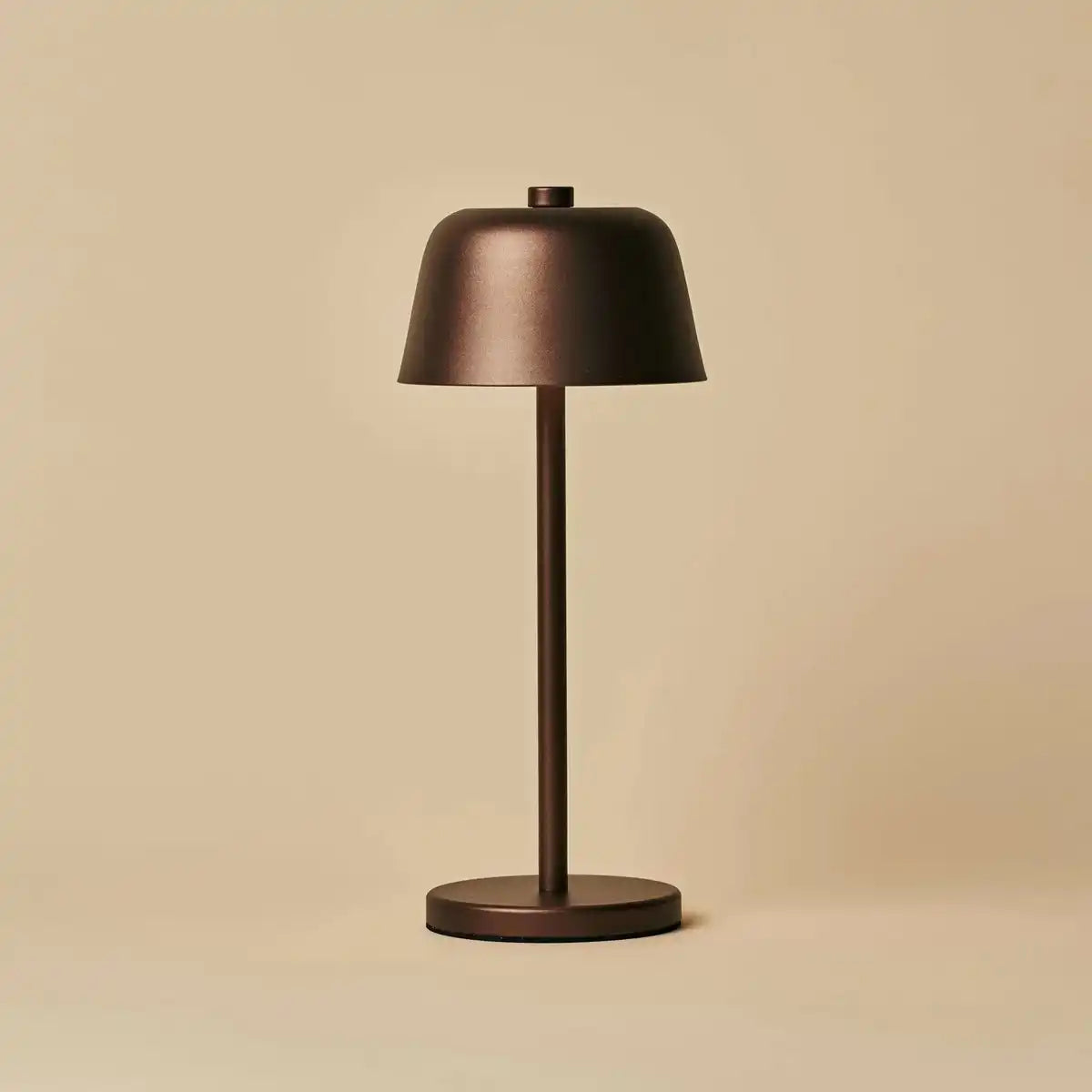 Anton Espresso Brown wiederaufladbare Tischlampe | Stilvolle und schnurlose Beleuchtung