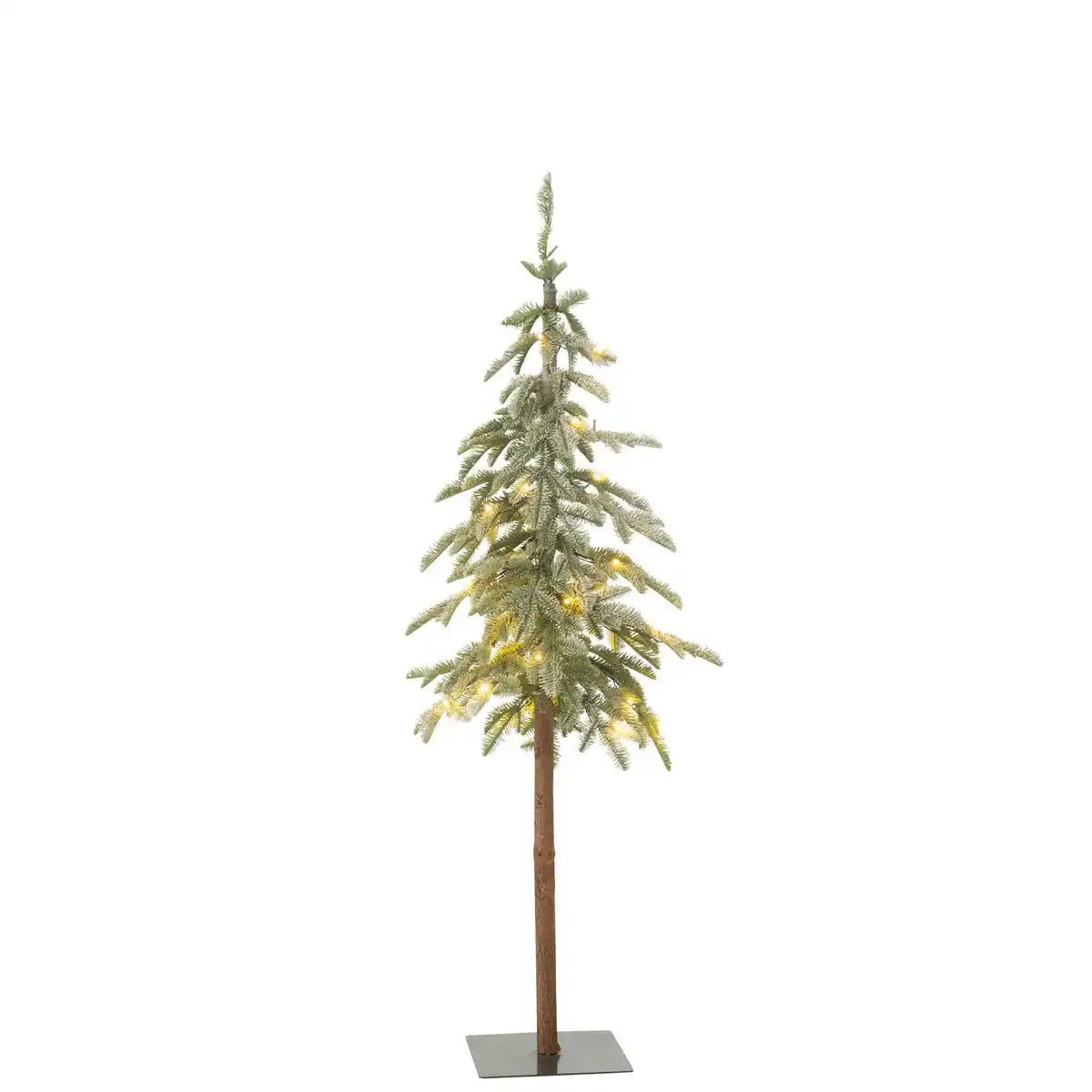 J-Line Weihnachtsbaum C+Led Kunststoff Schneegrün Klein