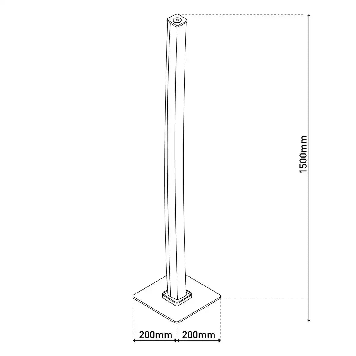 LED-Stehleuchte "DUBAI"