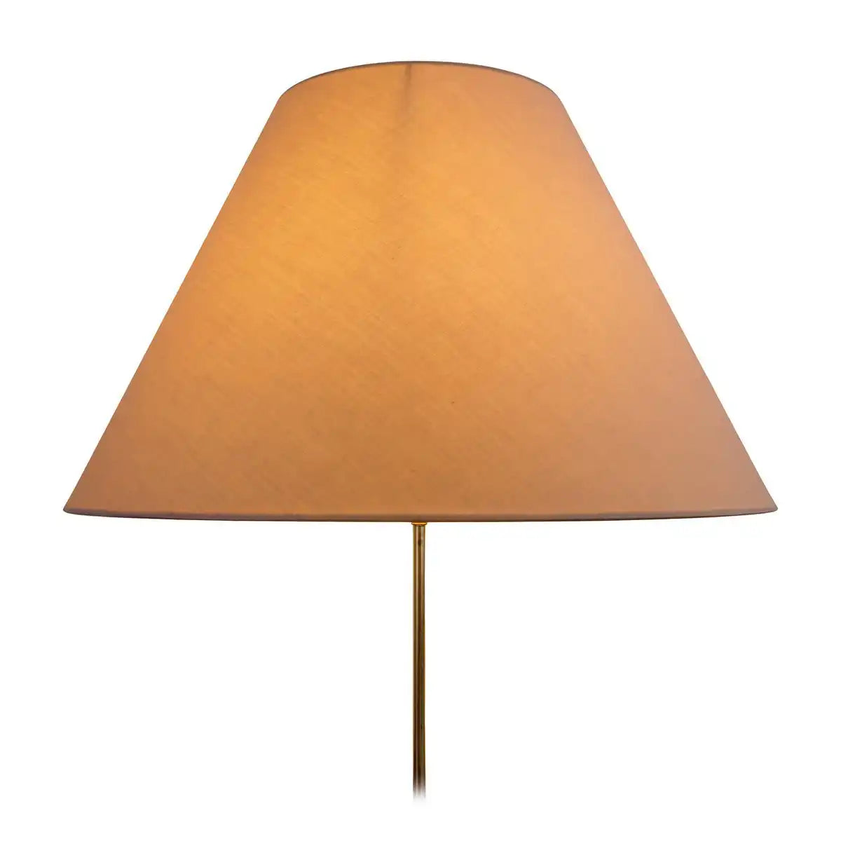 Lampenschirm für Tischleuchten "Causia", Ø unten 50 cm, Ø oben 22 cm, 33 cm hoch, Polyester-Baumwoll-Mix in weiß