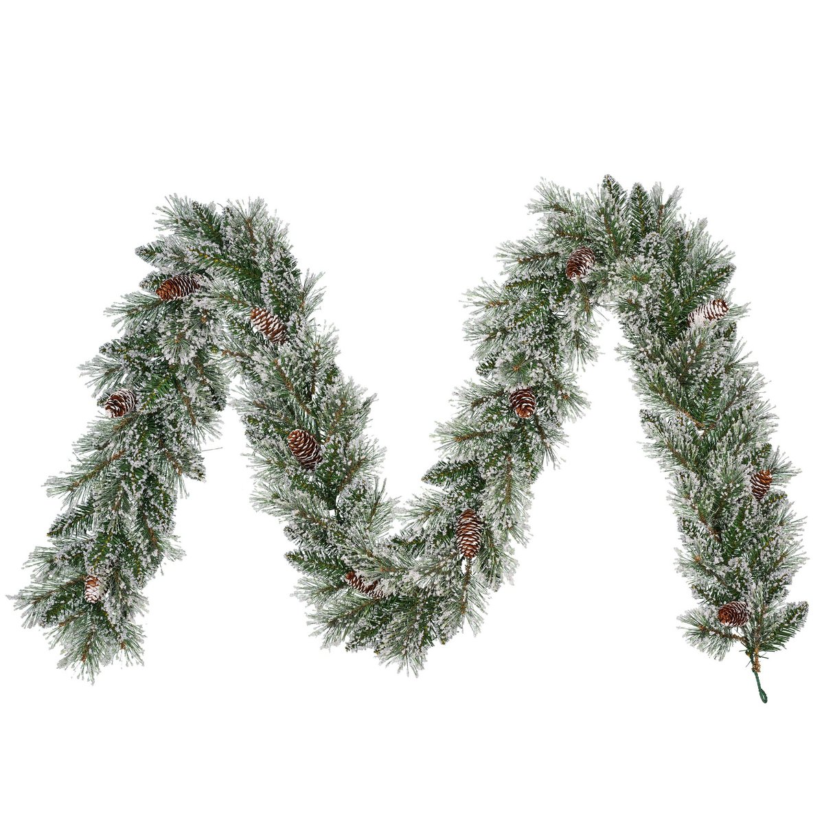 Vandans Girlande - L270 cm - Groen Frosted