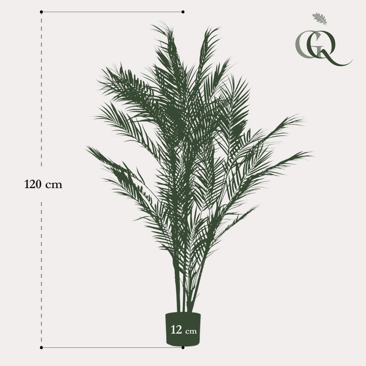Kunstpflanze - Chamaedorea elegans - Bergpalm - 120 cm