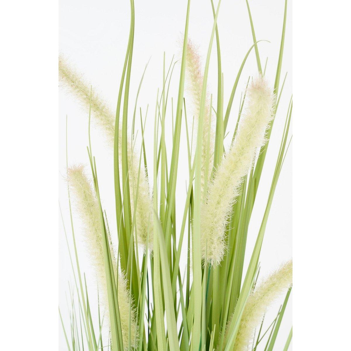 Künstliche Dogtail-Graspflanze – H53 x Ø30 cm – Grün