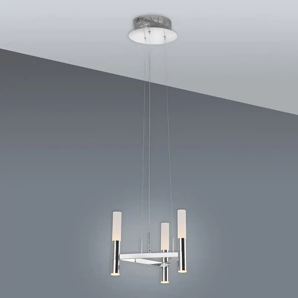 LED-Krone 3flg. d: 28,4cm Up/Down "CASTLE"