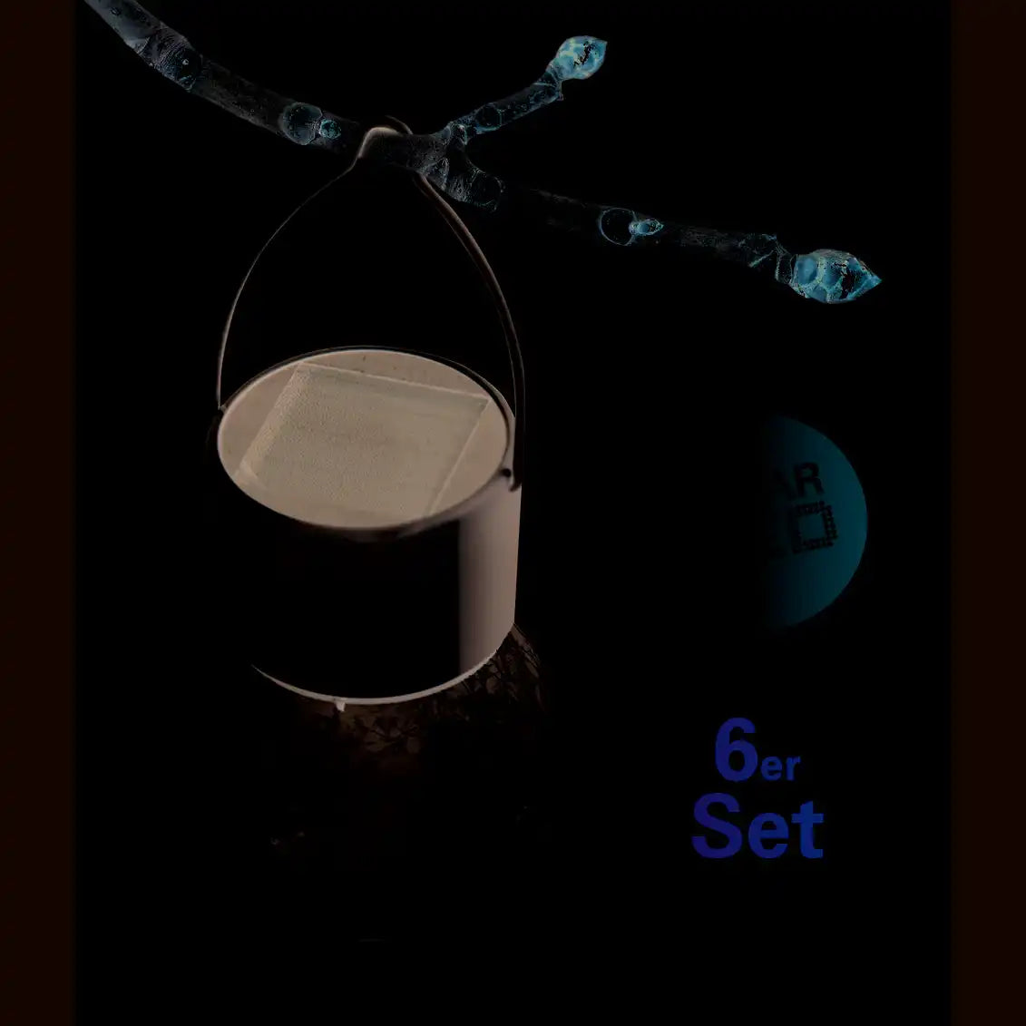 LED Solarleuchte  CRACKLE (6er Set)