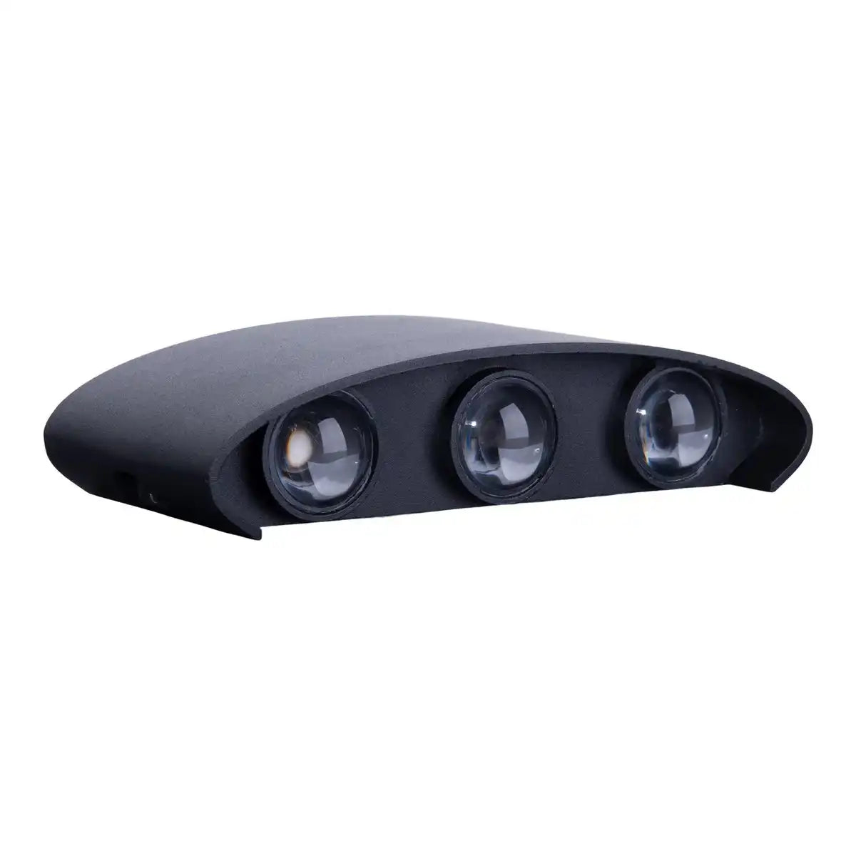 LED Außenwandleuchte "AURON" , aus Metall in Anthrazit, mit integrierter LED