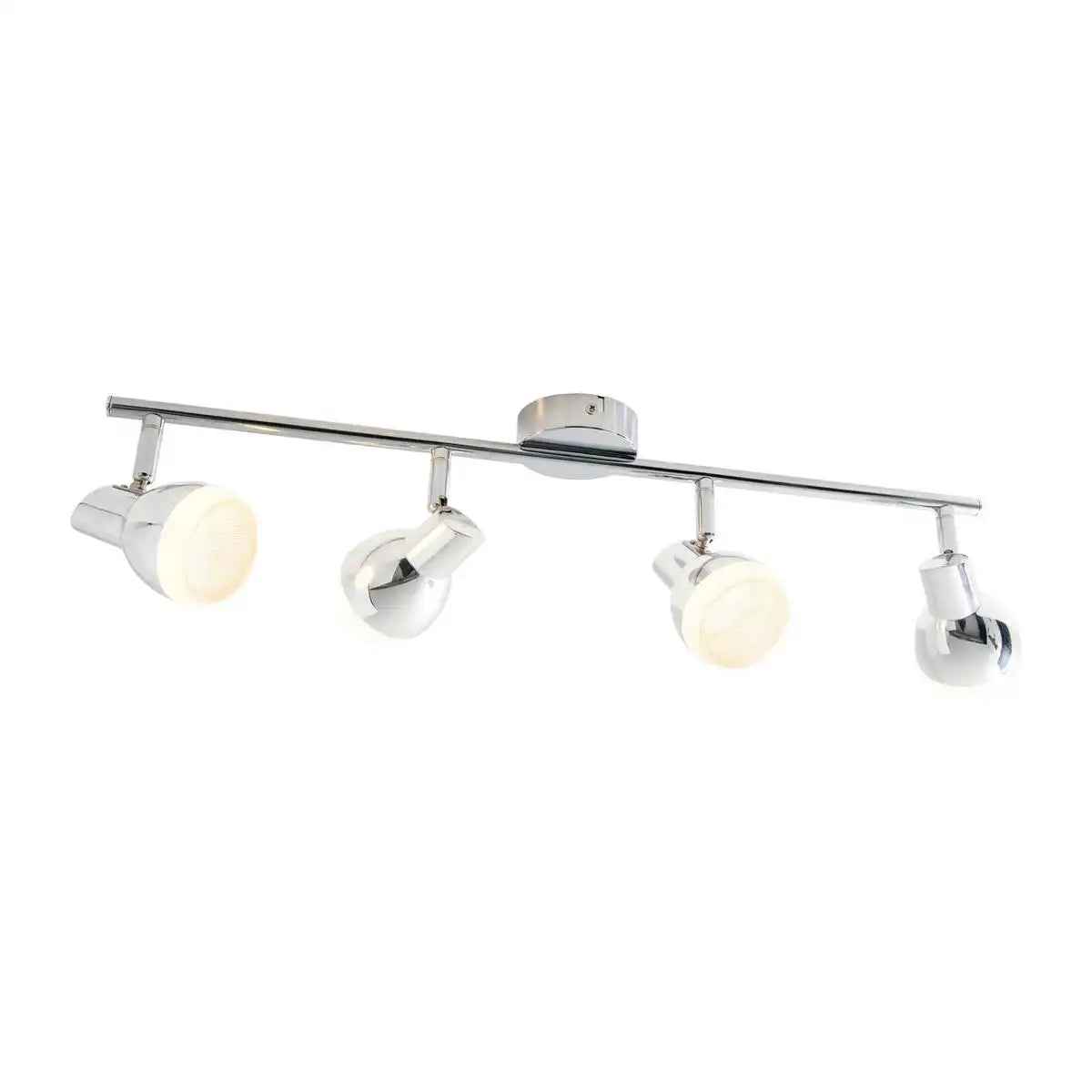 4er LED-Wand- u. Deckenschiene "Chromey"