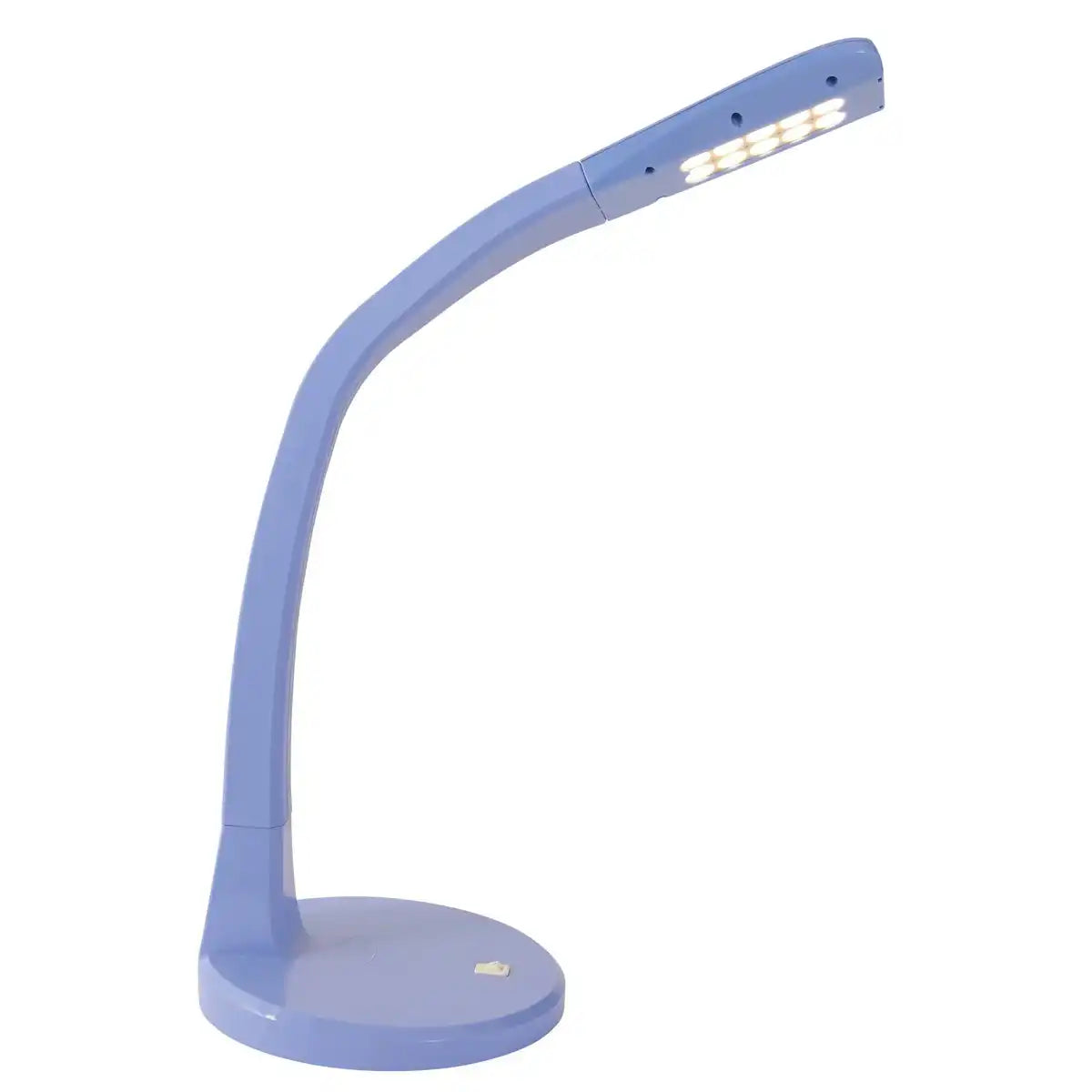 LED Tischleuchte "Tim" hellblau, Kunststoff und Silikon, 48,5 cm hoch