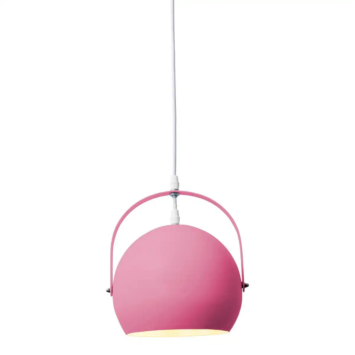 Pendelleuchte "COLORADO" pink Ø ca. 25 cm, Metall, E27-Fassung, Beleuchtung für Wohnzimmer, Esszimmer, Kinderzimmer