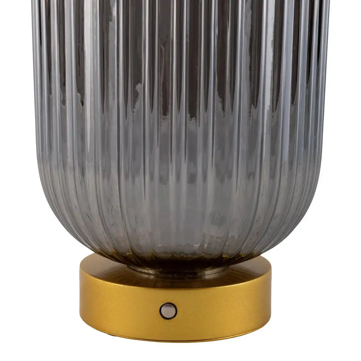 Akkutischleuchte "LUISE" Gold, Klassik, Gold, mit integrierter LED, warmweiß