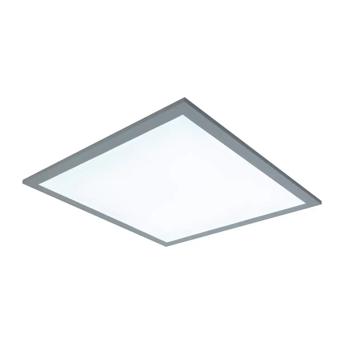 LED Panel-Deckenleuchte "NICO", funktionelle Deckenleuchte aus Metall und Kunststoff in weiß, mit festverbauten LED und vielen Funktionen, ideal für Büro, Praxis oder Werkstatt, ca. 45 x 45 cm