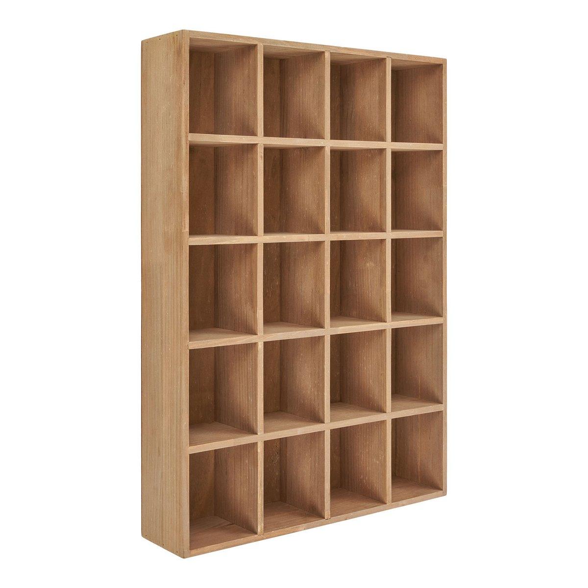 Moss Wandregal – Naturbraun, Kiefernholz, 44 x 10 x 63 cm