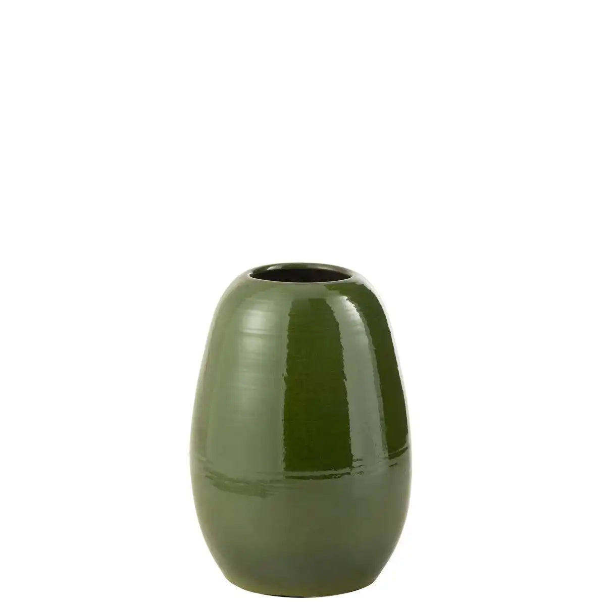 J-Line Vase Lola Porzellan Grün Medium