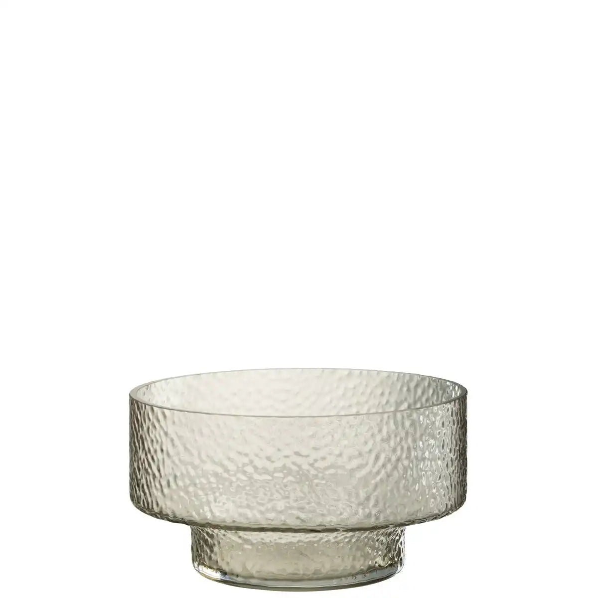 J -Line Vase Low Betty - Glas - transparent - Ø 28 cm