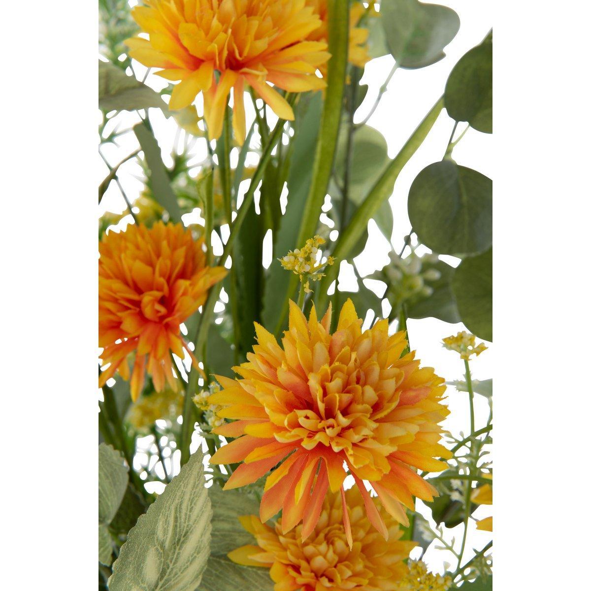 J-Line Blumenstrauß - Kunststoff - Gelb