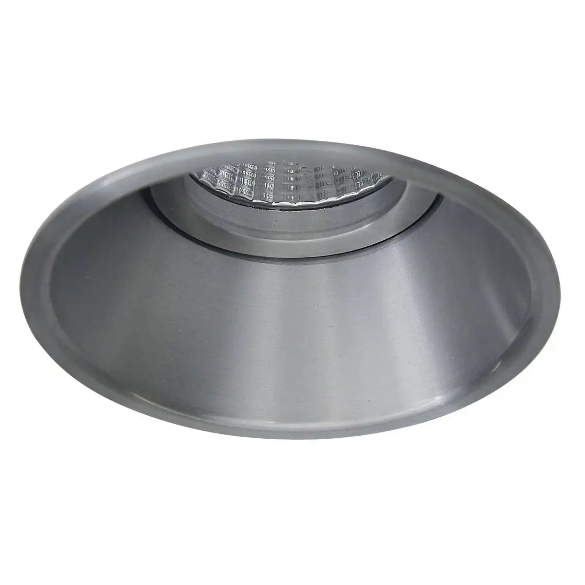 LED Einbauspot "Taro" Ø 9,4 cm, 10 cm tief, aus aluminiumfarbenem Metall, 6 Watt, warmweiß
