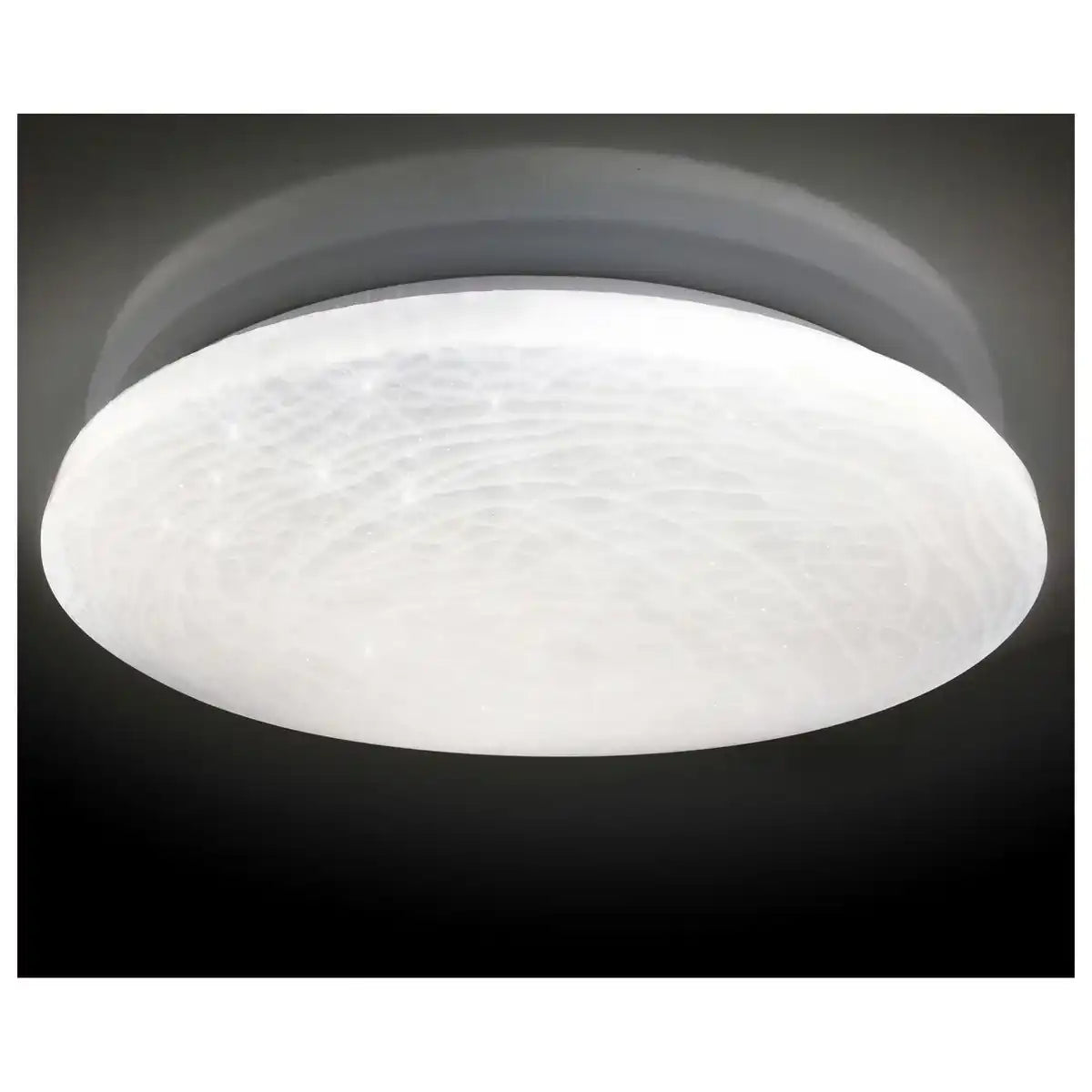 LED Deckenleuchte "POLARIS" d: 48cm Kristalleffekt