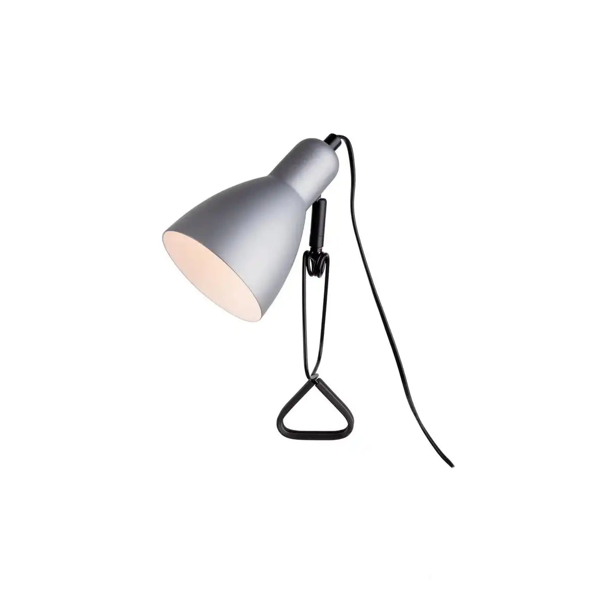 Klemmtischleuchte "MARA" matt weiß für E14 max. 18 Watt, für Innenräume, 28 cm hoch