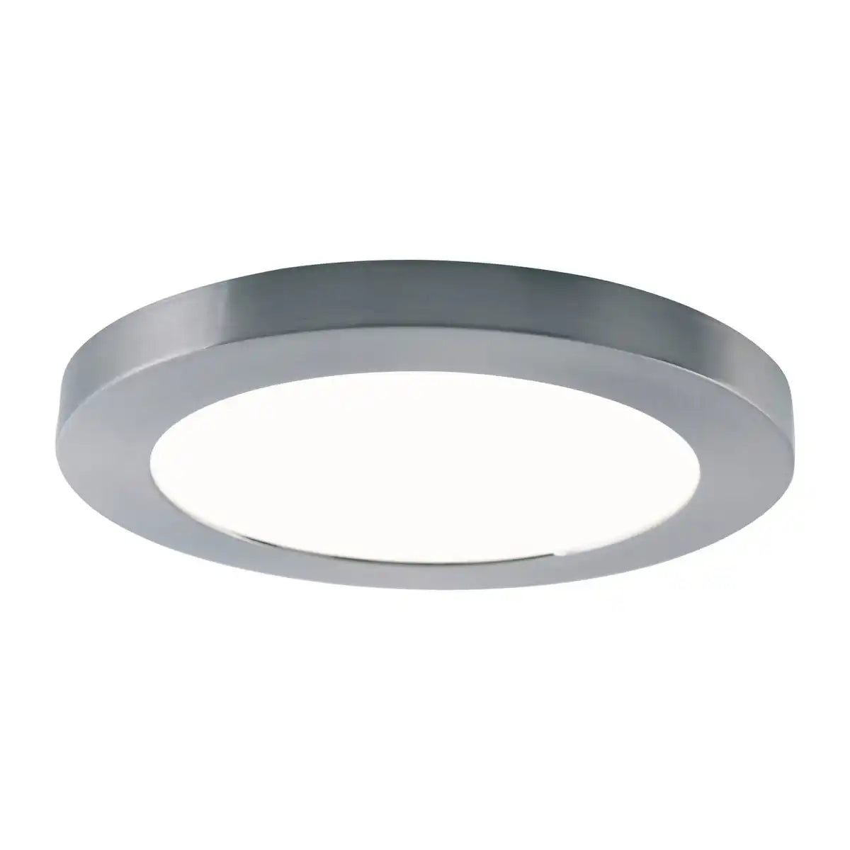 LED Deckenleuchte "BONUS", Funktion, Deckenlampe aus Metall und Kunststoff, Ringe in Chrome und Weiß sind wechselbar, mit fest verbauten LEDs, 22,5 cm Durchmesser