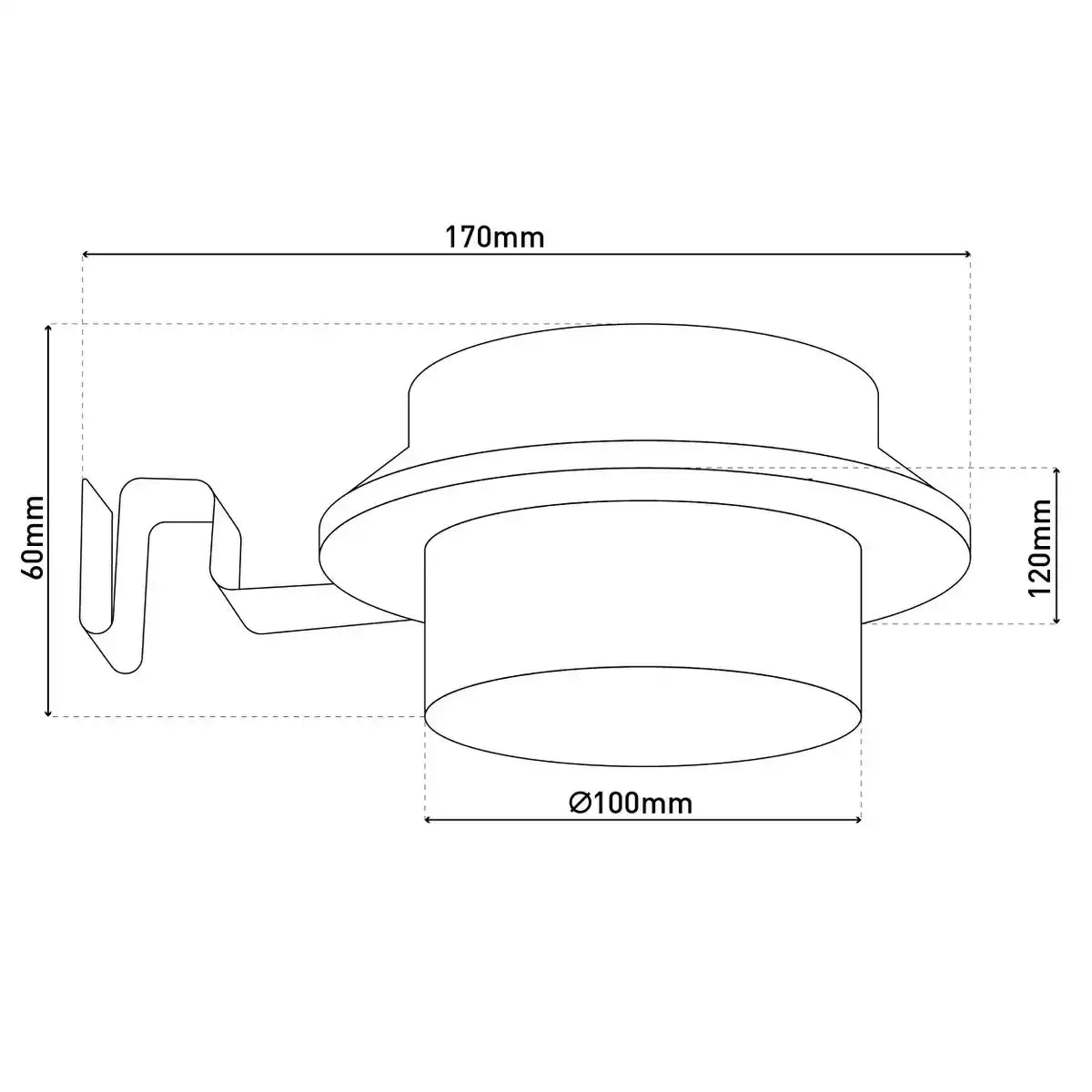 6er-Set LED-Solar-Dachrinnenleuchte "MISTRA"