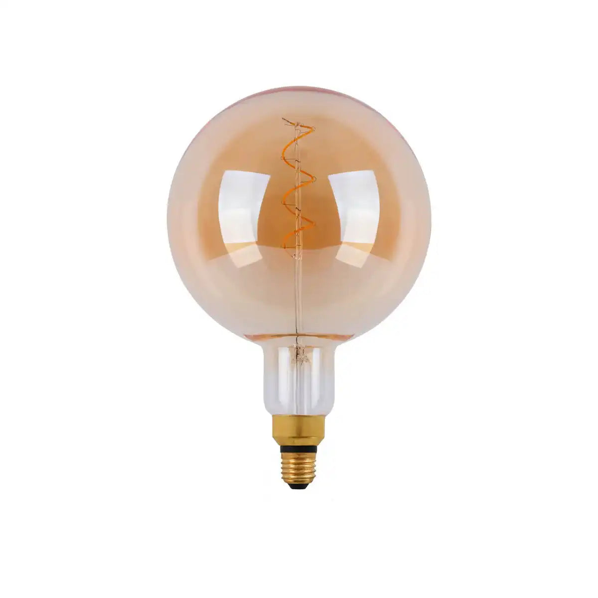 LED Leuchtmittel "DILLY MAX", 5 Watt, Glühbirne aus Metall und Glas, warmweiß, E27-Fassung LED, dekorative LED Lampe ca. 30 cm hoch
