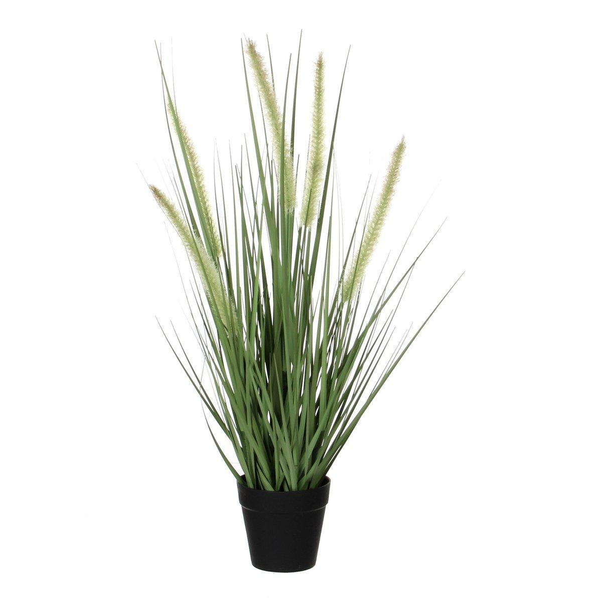 Künstliche Dogtail-Graspflanze – H53 x Ø30 cm – Grün