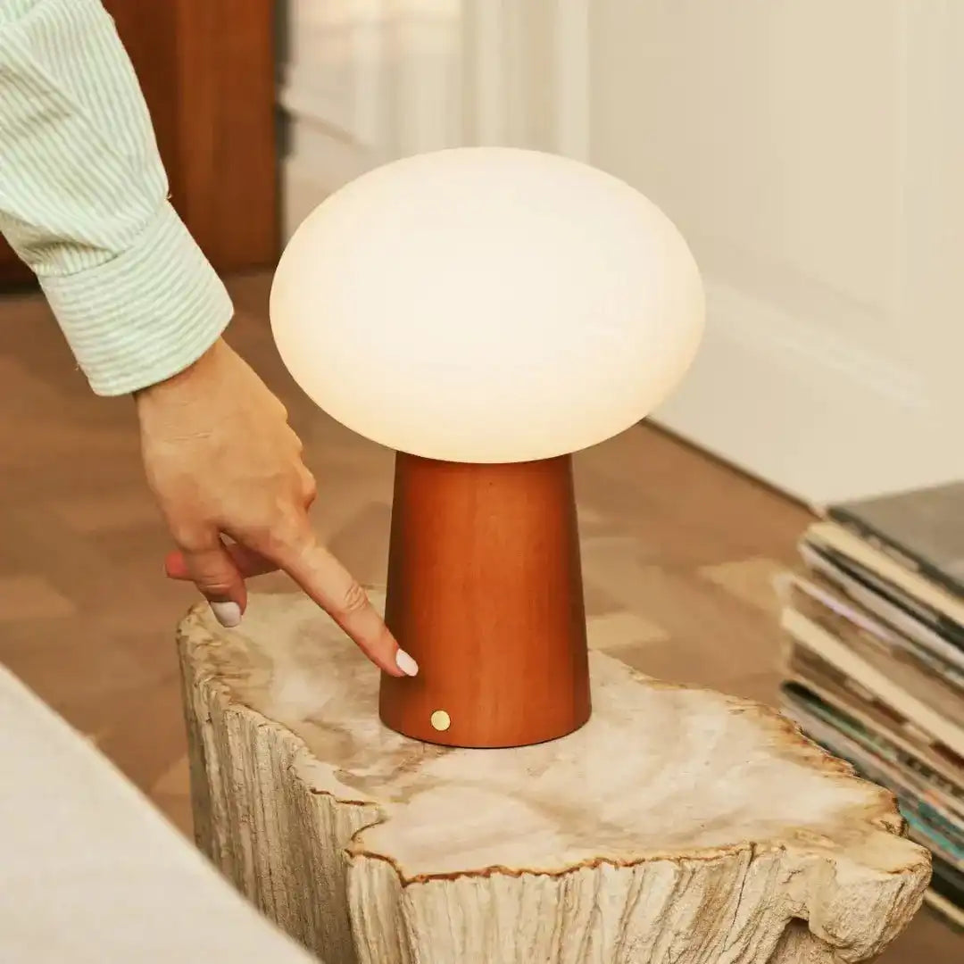 Max kastanienhalte Holzschnur und wiederaufladbare Lampe-umweltfreundliches Design